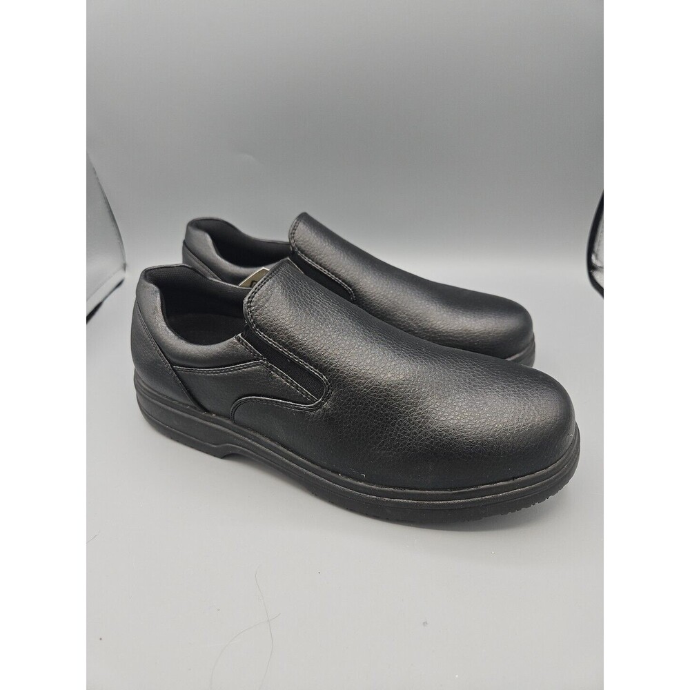 DS Work "MANAGER" Slip Res.Non Marking BlK Synthetic Leather Men 9.5  M